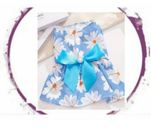 Load image into Gallery viewer, Dress - Blue Floral /Pink Flower / Strawberry Dress with Pearl Bow
