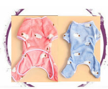 Load image into Gallery viewer, Pajamas - Pink / Blue Fleecy Lamb