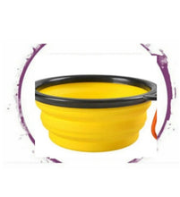 Load image into Gallery viewer, Dog/Cat Bowl- Collapsible comes in a Variety of Colors ( incl Carabiner Link)