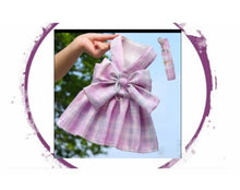 Load image into Gallery viewer, Dress - Tartan Dress with Matching Lead