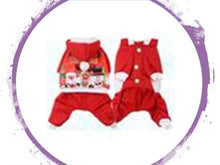 Load image into Gallery viewer, Jumpsuit- Christmas Theme Button up Jumpsuit- Christmas