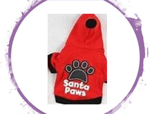 Load image into Gallery viewer, Hoodie - Christmas Theme, Santa Paws Hoodie