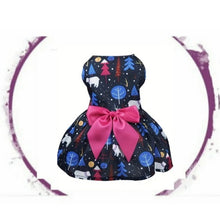 Load image into Gallery viewer, Dress - Cosmic Dress with Pink Bow
