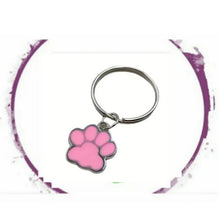 Load image into Gallery viewer, Paw Print Keyrings
