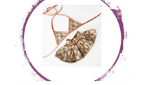 Load image into Gallery viewer, Bikini- CuCCi Bikini Top Spaghetti Straps with Elastic Skirt
